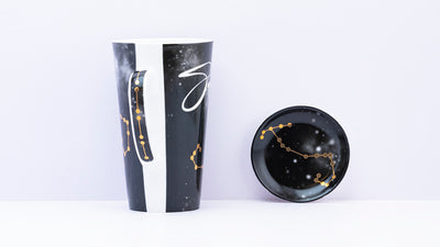 Zodiac Symphony (Scorpio Black) - Set of 1 tall mug