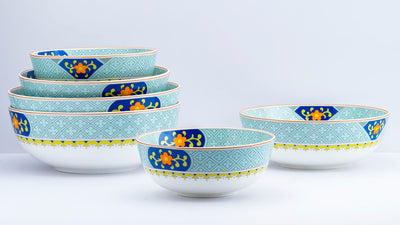 Pagoda serving bowls - Set of 3