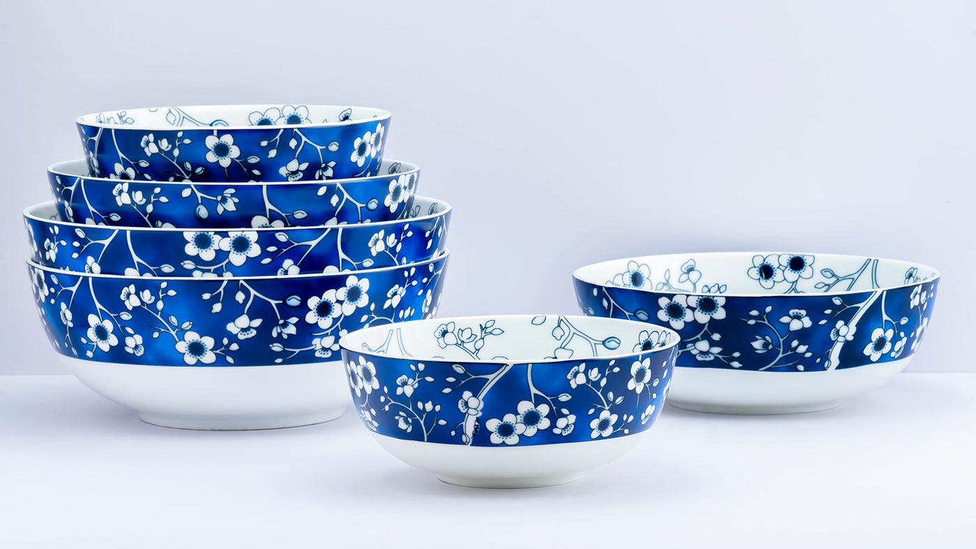 Floral Symphony serving bowls - Set of 3