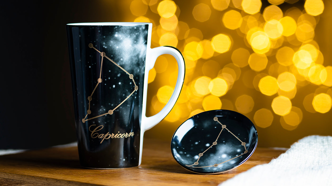 Zodiac Symphony (Capricon Black) - Set of 1 tall mug